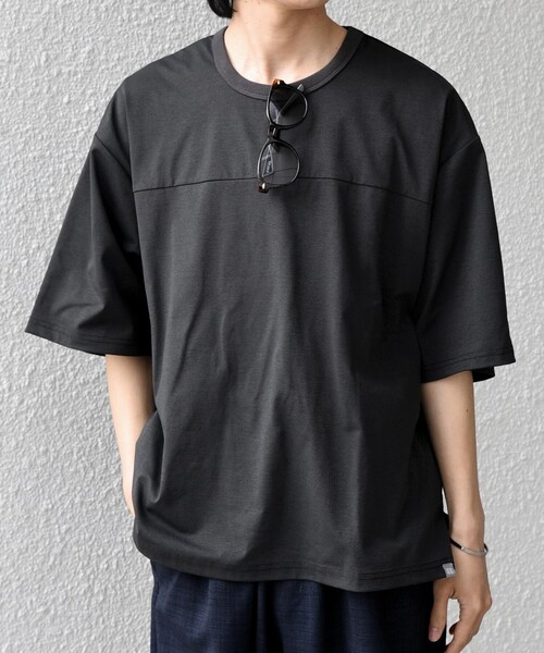 Russell Athletic（ラッセルアスレティック）の「【SHIPS any別注】RUSSELL ATHLETIC:〈吸水速乾/抗菌防臭〉Dri-Power(R) フットボール Tシャツ◇（Tシャツ/カットソー・メンズ・ホワイト/ライトブルー/ブラック/ダークグレー・X-LARGE/LARGE/MEDIUM）」の12枚目の写真