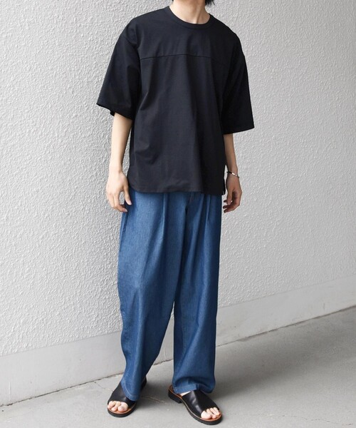 Russell Athletic（ラッセルアスレティック）の「【SHIPS any別注】RUSSELL ATHLETIC:〈吸水速乾/抗菌防臭〉Dri-Power(R) フットボール Tシャツ◇（Tシャツ/カットソー・メンズ・ホワイト/ライトブルー/ブラック/ダークグレー・X-LARGE/LARGE/MEDIUM）」の15枚目の写真