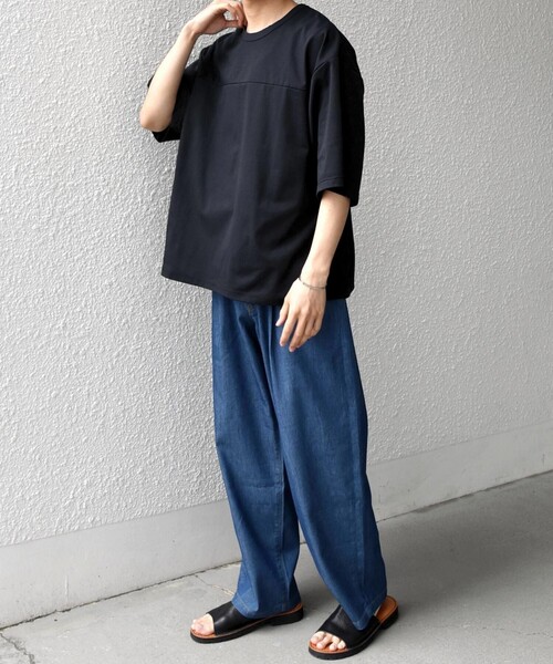 Russell Athletic（ラッセルアスレティック）の「【SHIPS any別注】RUSSELL ATHLETIC:〈吸水速乾/抗菌防臭〉Dri-Power(R) フットボール Tシャツ◇（Tシャツ/カットソー・メンズ・ホワイト/ライトブルー/ブラック/ダークグレー・X-LARGE/LARGE/MEDIUM）」の16枚目の写真