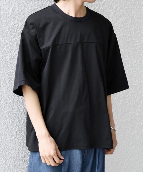 Russell Athletic（ラッセルアスレティック）の「【SHIPS any別注】RUSSELL ATHLETIC:〈吸水速乾/抗菌防臭〉Dri-Power(R) フットボール Tシャツ◇（Tシャツ/カットソー・メンズ・ホワイト/ライトブルー/ブラック/ダークグレー・X-LARGE/LARGE/MEDIUM）」の17枚目の写真