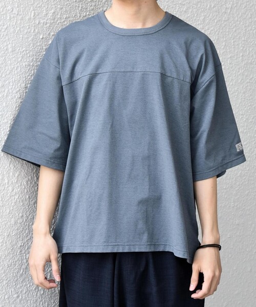 Russell Athletic（ラッセルアスレティック）の「【SHIPS any別注】RUSSELL ATHLETIC:〈吸水速乾/抗菌防臭〉Dri-Power(R) フットボール Tシャツ◇（Tシャツ/カットソー・メンズ・ホワイト/ライトブルー/ブラック/ダークグレー・X-LARGE/LARGE/MEDIUM）」の22枚目の写真