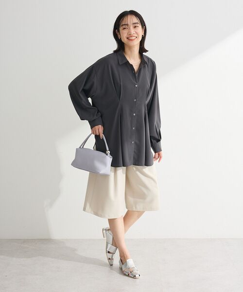 Green Parks(グリーンパークス)の「イージーケアキュロットパンツ(その他パンツ・レディース・ライトベージュ/ブラック/杢グレー・FREE)」の18枚目の写真