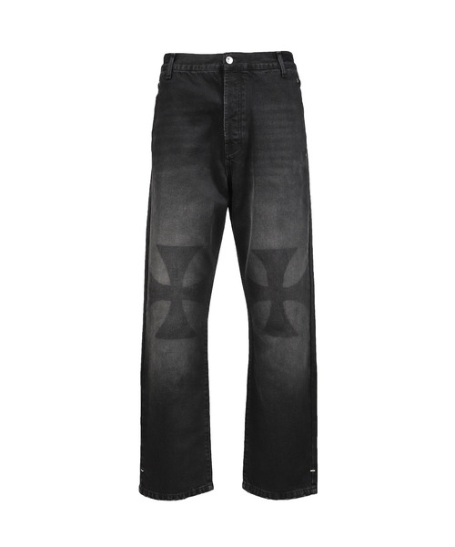 CROSS PATCH BAGGY JEANS（デニムパンツ）｜ASKYURSELF（アスク
