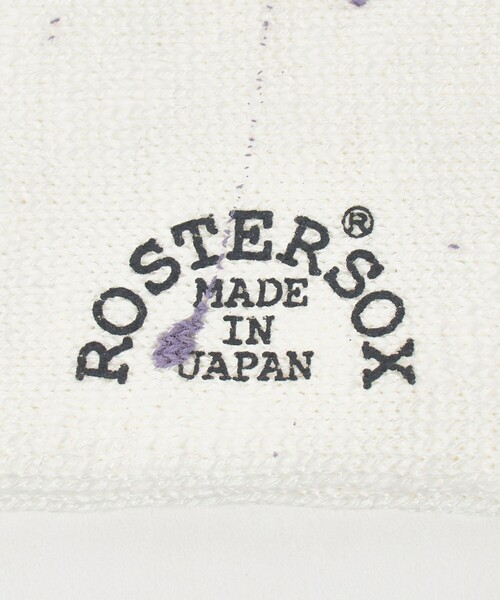 ROSTER SOX(ロスターソックス)の「【別注】<ROSTER SOX> ペイントソックス(ソックス/靴下・メンズ・グレー系/ホワイト/ブラック・FREE)」の10枚目の写真
