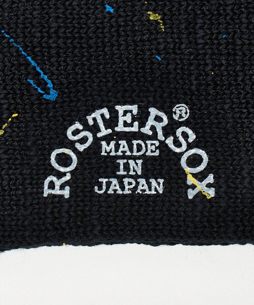 ROSTER SOX(ロスターソックス)の「【別注】<ROSTER SOX> ペイントソックス(ソックス/靴下・メンズ・グレー系/ホワイト/ブラック・FREE)」の14枚目の写真