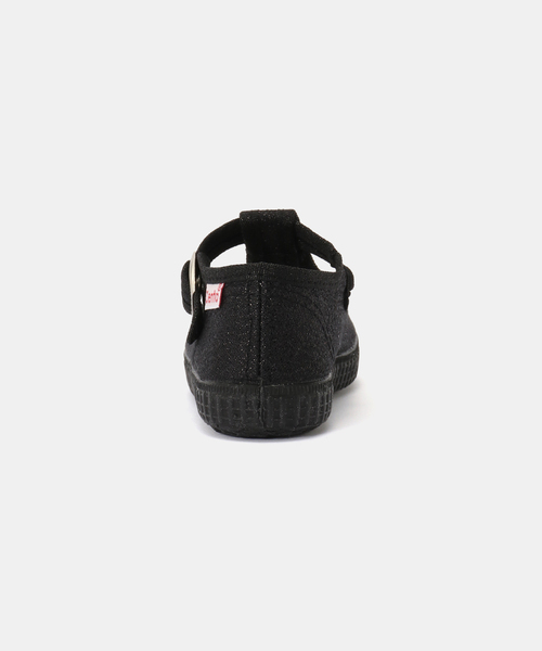IENA ENFANT（イエナアンファン）の「【Cienta/シエンタ】別注 ラメTストラップスニーカー kids（スニーカー・キッズ・ブラック/シルバー・14/15 /16/17/18/19/20/21）」の10枚目の写真