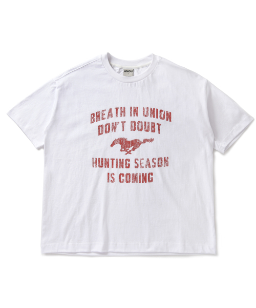 AMOU(アモウ)の「Vintage Horse Half T-Shirts White(Tシャツ/カットソー・メンズ・その他・1/2/3)」の6枚目の写真