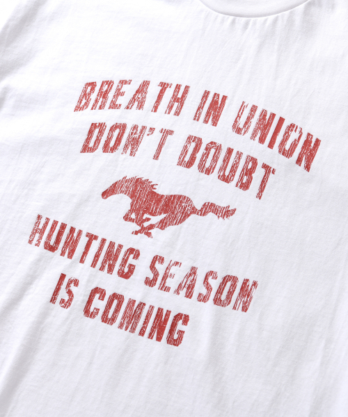 AMOU(アモウ)の「Vintage Horse Half T-Shirts White(Tシャツ/カットソー・メンズ・その他・1/2/3)」の7枚目の写真