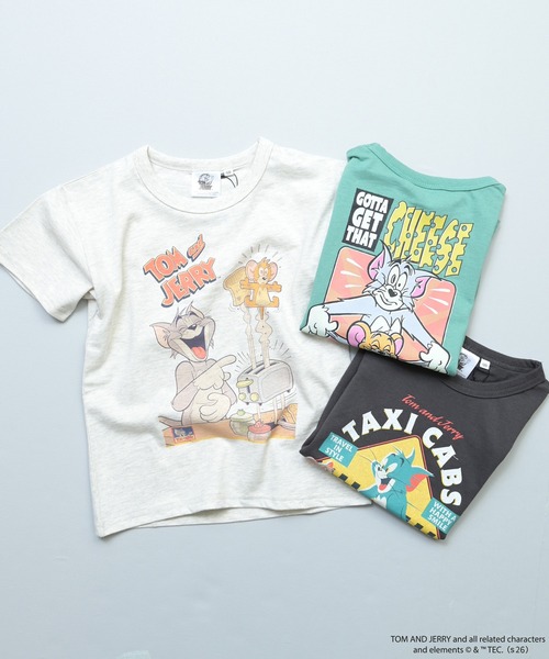 MARKEY'S(マーキーズ)の「【トムとジェリー】別注プリントT /おとな(Tシャツ/カットソー・レディース・ホワイト系その他/カーキ/チャコール・170cm)」の4枚目の写真