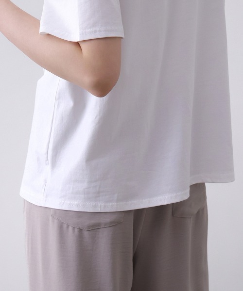 Bou Jeloud(ブージュルード)の「パールロゴTシャツ(Tシャツ/カットソー・レディース・ブラック/ホワイト・FREE)」の20枚目の写真