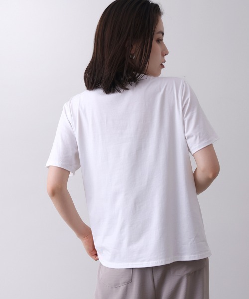 Bou Jeloud(ブージュルード)の「パールロゴTシャツ(Tシャツ/カットソー・レディース・ブラック/ホワイト・FREE)」の11枚目の写真