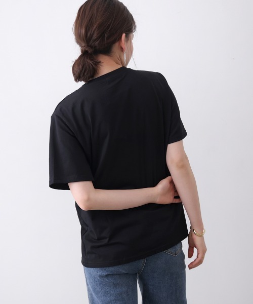 Bou Jeloud(ブージュルード)の「パールロゴTシャツ(Tシャツ/カットソー・レディース・ブラック/ホワイト・FREE)」の10枚目の写真