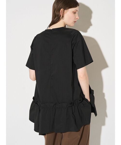 ELENDEEK（エレンディーク）の「フリルヘムブラウス（シャツ/ブラウス・レディース・オフホワイト/ブラック/ライム・FREE）」の19枚目の写真