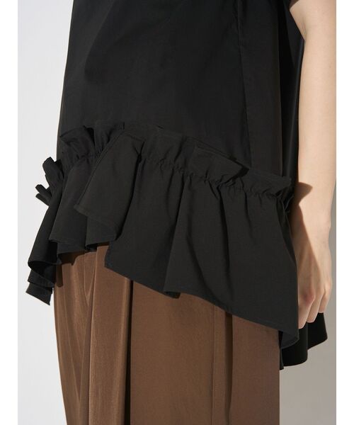 ELENDEEK（エレンディーク）の「フリルヘムブラウス（シャツ/ブラウス・レディース・オフホワイト/ブラック/ライム・FREE）」の20枚目の写真