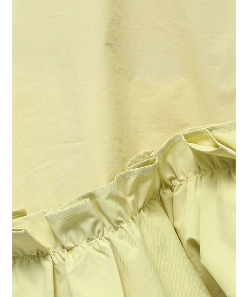 ELENDEEK（エレンディーク）の「フリルヘムブラウス（シャツ/ブラウス・レディース・オフホワイト/ブラック/ライム・FREE）」の6枚目の写真