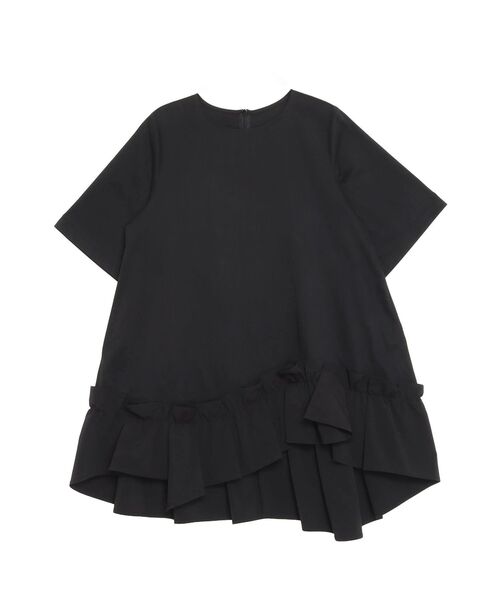 ELENDEEK（エレンディーク）の「フリルヘムブラウス（シャツ/ブラウス・レディース・オフホワイト/ブラック/ライム・FREE）」の8枚目の写真