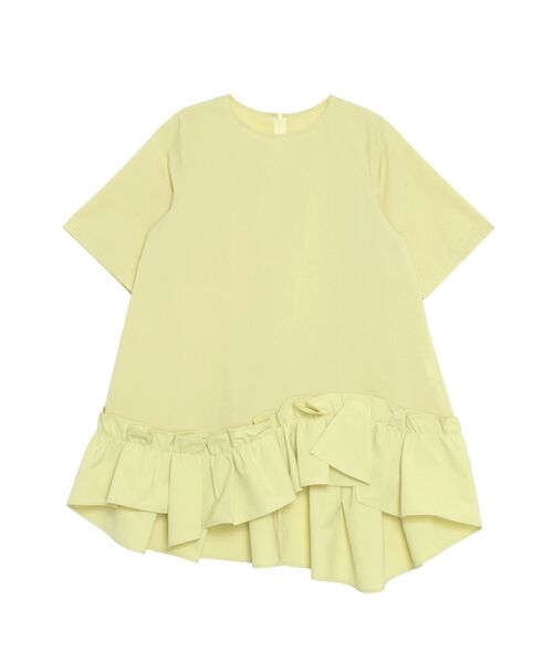 ELENDEEK（エレンディーク）の「フリルヘムブラウス（シャツ/ブラウス・レディース・オフホワイト/ブラック/ライム・FREE）」の9枚目の写真