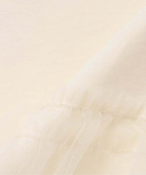 sense of wonder(センスオブワンダー)の「リバティウサクマアップリケ半袖ショートオール(ロンパース・キッズ・ピンク/ホワイト系・70cm/80cm)」の9枚目の写真