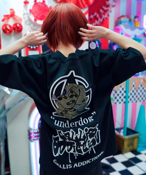 GALFY（ガルフィー）の「【別注】GA×GALFY-安定の別注キラキラ犬Tee（Tシャツ/カットソー・メンズ・ブラック/レオパード/その他1・L/XL）」の18枚目の写真