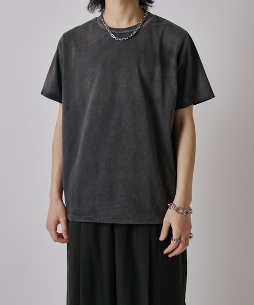 Lui's(ルイス)の「フェードショートスリーブTシャツ(Tシャツ/カットソー・メンズ・ピンク/グレー/ブラック・M/S)」の1枚目の写真