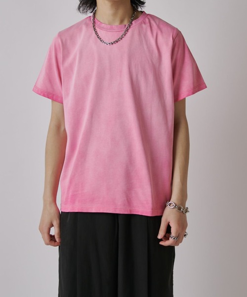 Lui's(ルイス)の「フェードショートスリーブTシャツ(Tシャツ/カットソー・メンズ・ピンク/グレー/ブラック・M/S)」の14枚目の写真