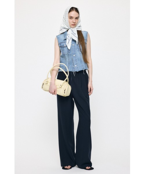 MOUSSY（マウジー）の「POLKA DOT スカーフ（バンダナ/スカーフ・レディース・ネイビー/オフホワイト・FREE）」の9枚目の写真