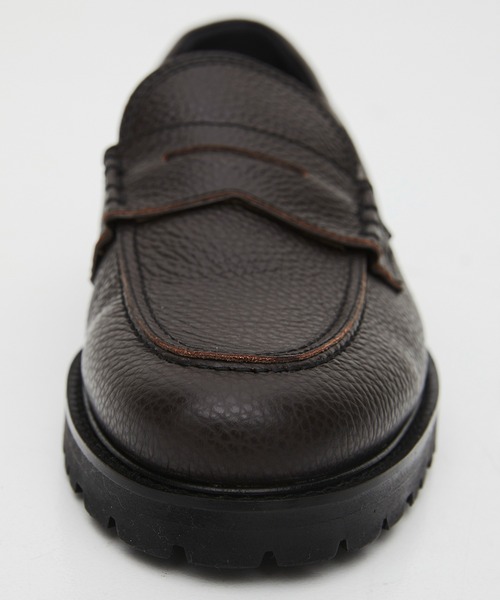 UNITED TOKYO(ユナイテッドトウキョウ)の「【大人気】Vibram LEATHER LOAFER |本革/牛革/リアルレザー/Vibramソール/軽量/滑り止め/クッション性/ビジネス/オフィスカジュアル/通勤/(ローファー・メンズ・ダークブラウン/ブラック・1/2/3)」の12枚目の写真