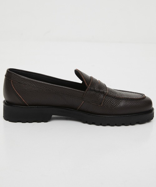 UNITED TOKYO(ユナイテッドトウキョウ)の「【大人気】Vibram LEATHER LOAFER |本革/牛革/リアルレザー/Vibramソール/軽量/滑り止め/クッション性/ビジネス/オフィスカジュアル/通勤/(ローファー・メンズ・ダークブラウン/ブラック・1/2/3)」の15枚目の写真