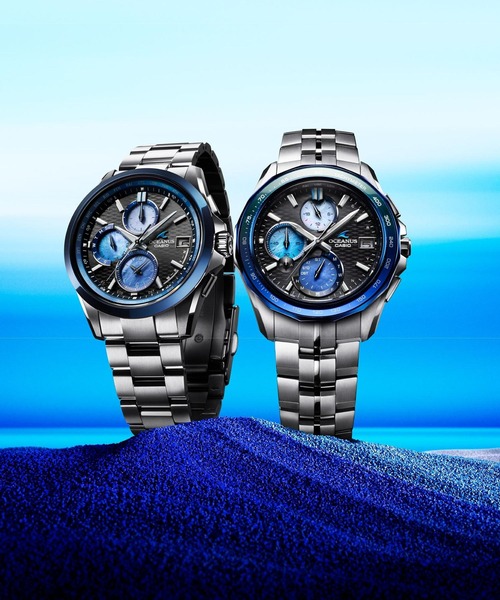 OCEANUS（オシアナス）の「INDIGO OCEAN ～阿波藍～ / OCW-T2600AP-1AJF（アナログ腕時計・メンズ・ブラック×ブルー・FREE）」の8枚目の写真