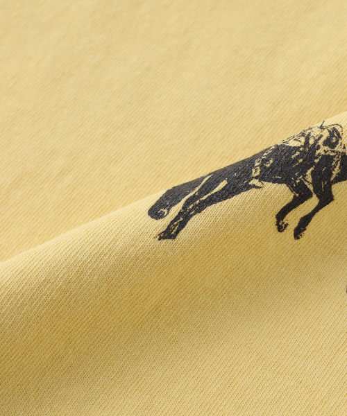 JOURNAL STANDARD(ジャーナルスタンダード)の「ONE OF THESE DAYS BREAK ON THROUGH TSHIRT(Tシャツ/カットソー・メンズ・イエロー・MEDIUM)」の3枚目の写真