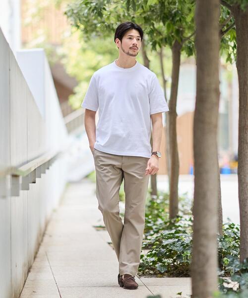 TAKEO KIKUCHI(タケオキクチ)の「【抗菌防臭】コットンテーラードTシャツ(Tシャツ/カットソー・メンズ・ホワイト/ネイビー/ブラック・01/04/03/02/05)」の7枚目の写真