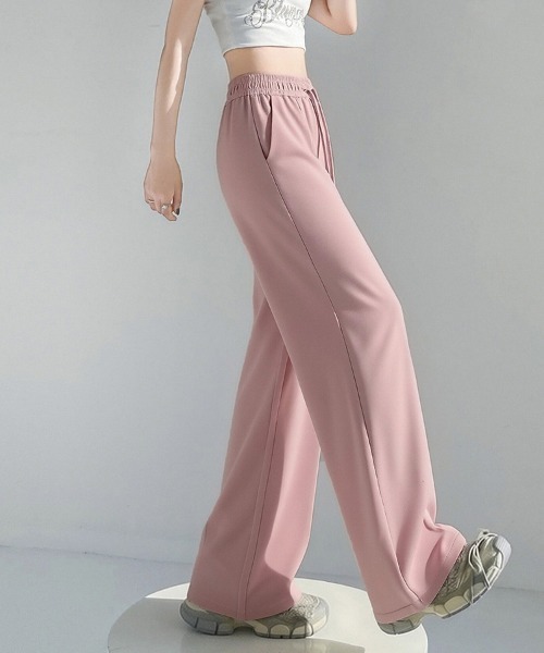 ONEP STAR(ワンピスター)の「カジュアルイージーワイドパンツ(その他パンツ・レディース・ホワイト/ピンク/ブラウン/ブラック/グレイッシュベージュ・MEDIUM/LARGE/X-LARGE)」の22枚目の写真