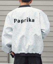 PAPRIKA（パプリカ）の「Paprika All-over print jacket パプリカ オールオーバープリントジャケット ブルゾン ライトアウター 2026年春夏（スタジャン）」