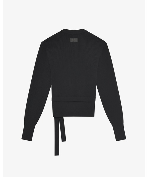 Repetto（レペット）の「バルーンスリーブ ラップトップ / S0757（ニット/セーター・レディース・ブラック・MEDIUM/SMALL/LARGE）」の2枚目の写真