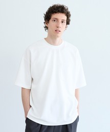 \接触冷感/ コットンプレーティングポケットTシャツ