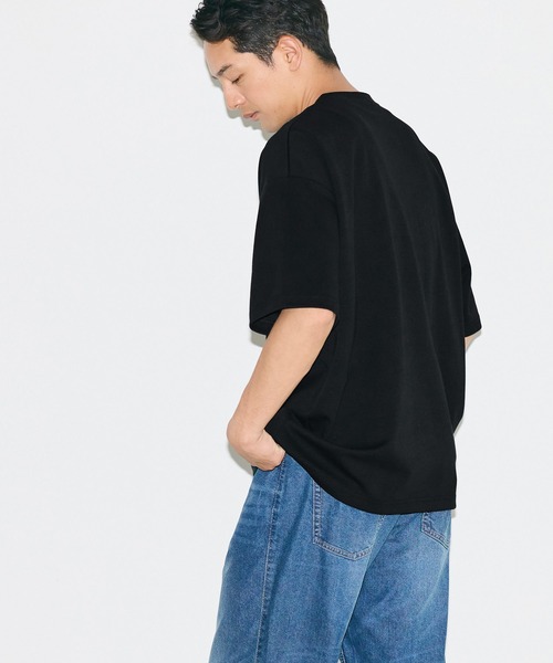 coca(coca)(コカ)の「\接触冷感/ コットンプレーティングポケットTシャツ(Tシャツ/カットソー・メンズ・キャメル/ライトグリーン/ブラック/ホワイト・L/M/XL)」の9枚目の写真