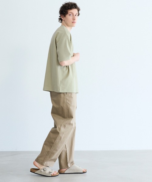 coca(coca)(コカ)の「\接触冷感/ コットンプレーティングポケットTシャツ(Tシャツ/カットソー・メンズ・キャメル/ライトグリーン/ブラック/ホワイト・L/M/XL)」の12枚目の写真