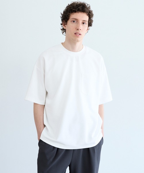 coca(coca)(コカ)の「\接触冷感/ コットンプレーティングポケットTシャツ(Tシャツ/カットソー・メンズ・キャメル/ライトグリーン/ブラック/ホワイト・L/M/XL)」の16枚目の写真