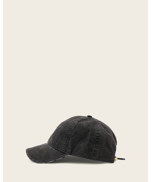 ALLSAINTS(オールセインツ)の「BILLIE CORD BASEBALL CAP | BILLIE CORD ベースボール キャップ(キャップ・レディース・ブラック・ONE SIZE)」の5枚目の写真