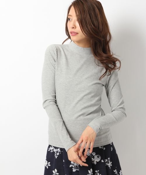 Heather（ヘザー）の「トタンテレコインナー長袖　714033（Tシャツ/カットソー・レディース・アイボリー/ブラック/ヘザ－グレー・FREE）」の3枚目の写真