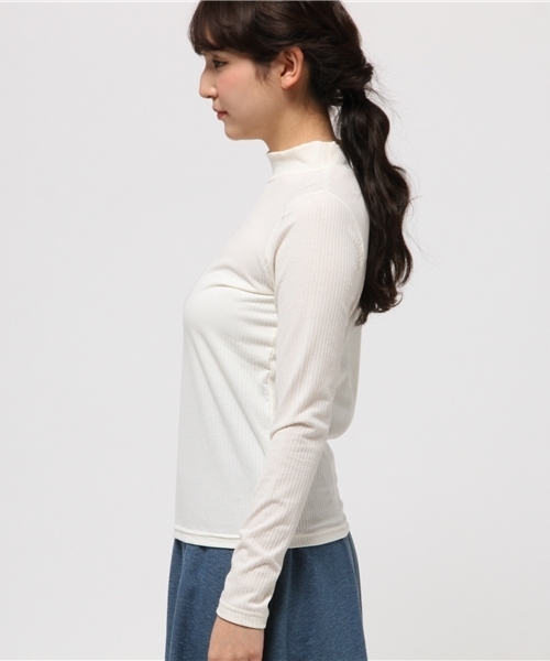 Heather（ヘザー）の「トタンテレコインナー長袖　714033（Tシャツ/カットソー・レディース・アイボリー/ブラック/ヘザ－グレー・FREE）」の8枚目の写真