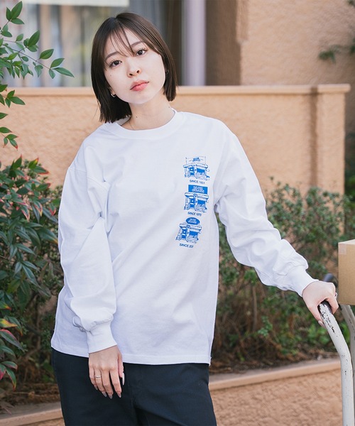 FRUIT OF THE LOOM(フルーツオブザルーム)の「DELIVERY LONGSLEEVE TEE(Tシャツ/カットソー・メンズ・ホワイト系その他2/ホワイト系その他・M)」の12枚目の写真