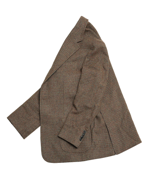 sortie(ソルティ)の「410 Check Wool Jacket (Brown)(テーラードジャケット・メンズ・その他・MEDIUM/LARGE/X-LARGE)」の4枚目の写真