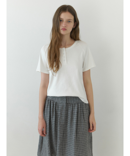 THEMITTEN（ザ・ミトン）の「Sable lace half t-shirt (ivory)（Tシャツ/カットソー・レディース・その他・FREE）」の6枚目の写真