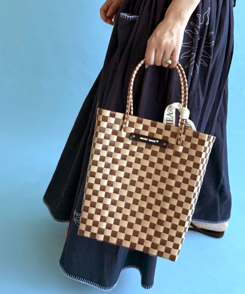 EDIT. FOR LULU(エディットフォールル)の「【HEART MADE for LULU】 Avery Everyday Tote(かごバッグ・レディース・ブラウン・FREE)」の8枚目の写真