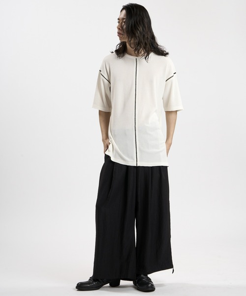 NO ID.(ノーアイディ)の「【NO ID.】Diamond Stitch Thermal C/N Pullover / ダイヤ ステッチ サーマル クルーネック プルオーバー(Tシャツ/カットソー・メンズ・ホワイト/グレー/ブラック・ONE SIZE)」の21枚目の写真