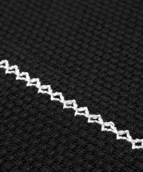 NO ID.(ノーアイディ)の「【NO ID.】Diamond Stitch Thermal C/N Pullover / ダイヤ ステッチ サーマル クルーネック プルオーバー(Tシャツ/カットソー・メンズ・ホワイト/グレー/ブラック・ONE SIZE)」の16枚目の写真