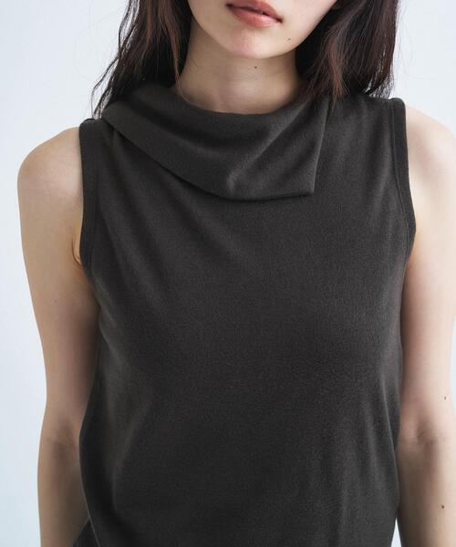 PROTAGONISTA（プロタゴニスタ）の「PROTAGONISTA｜drape tee（Tシャツ/カットソー・レディース・ナチュラル/ブラウン系その他・00）」の10枚目の写真