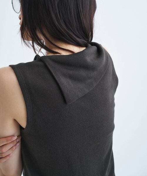 PROTAGONISTA（プロタゴニスタ）の「PROTAGONISTA｜drape tee（Tシャツ/カットソー・レディース・ナチュラル/ブラウン系その他・00）」の11枚目の写真