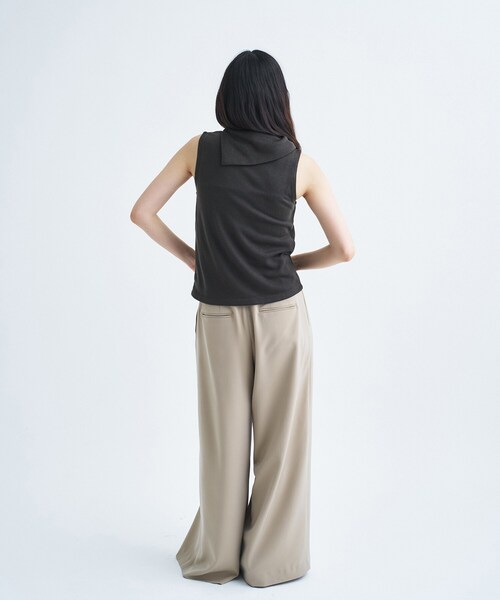 PROTAGONISTA（プロタゴニスタ）の「PROTAGONISTA｜drape tee（Tシャツ/カットソー・レディース・ナチュラル/ブラウン系その他・00）」の14枚目の写真